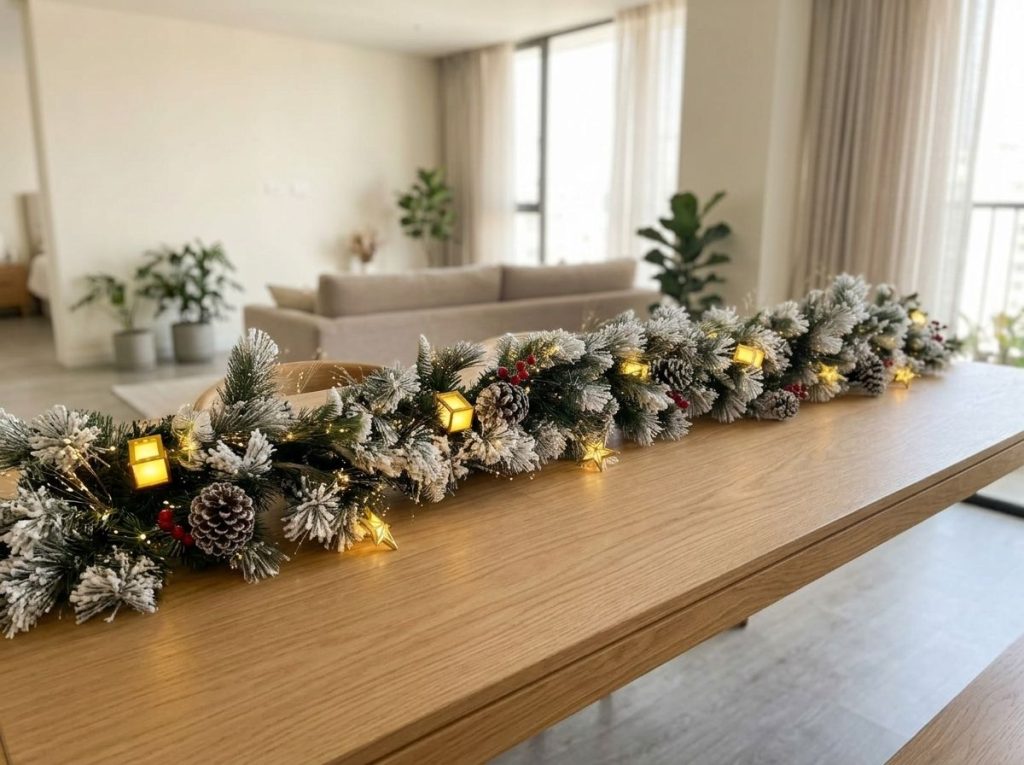 Guirnalda LED importada con faroles